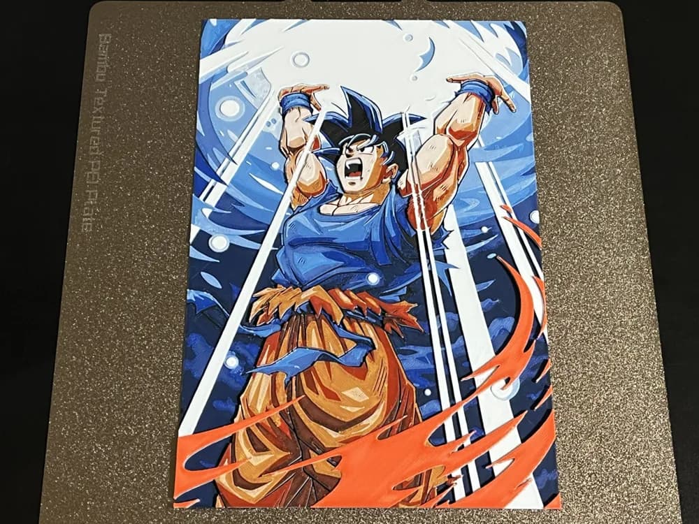 Goku Spirit Bomb Dragan Ball Hueforge by FantasyZ HueForge model: Goku Spirit Bomb Dragan Ball Hueforge by FantasyZ