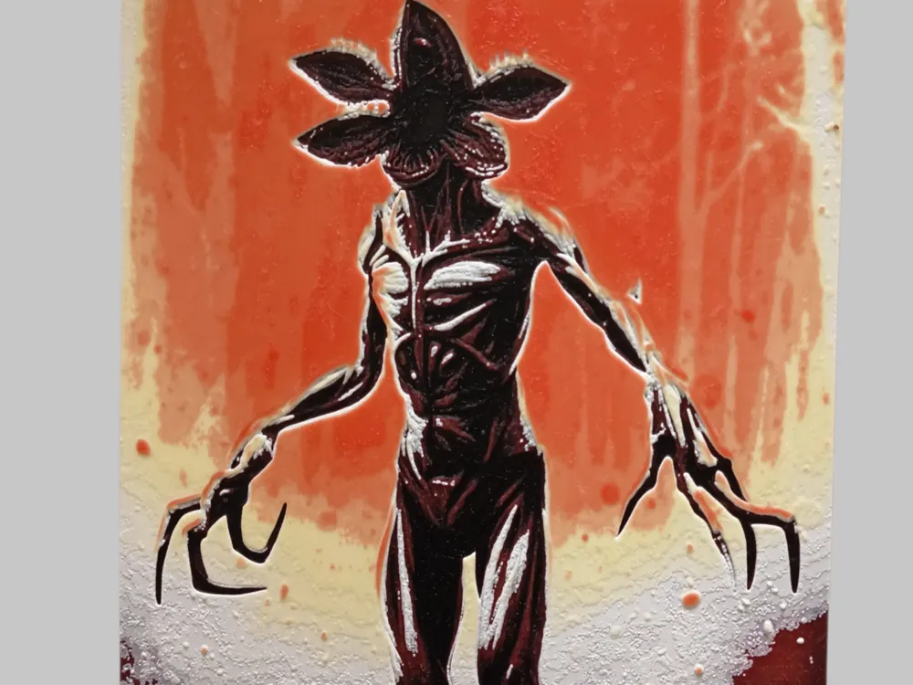 Stranger Things Demogorgon Hueforge by 3DNesy HueForge model: Stranger Things Demogorgon Hueforge by 3DNesy