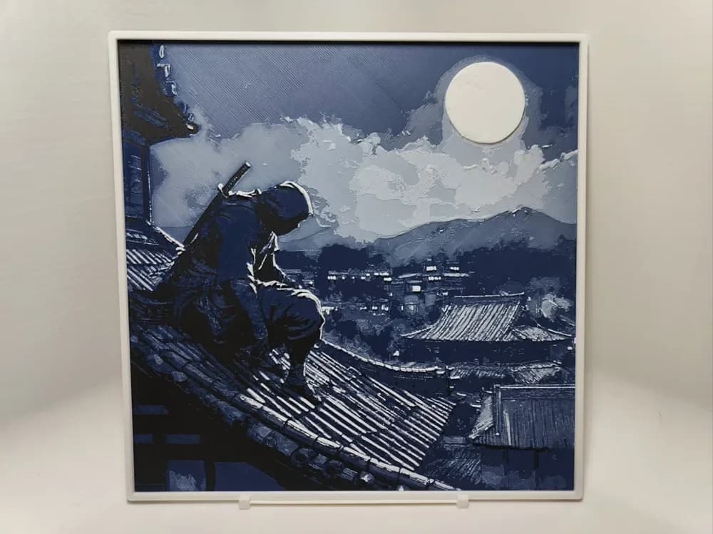 HueForge model: Midnight Assassin - Hueforge by BeaN