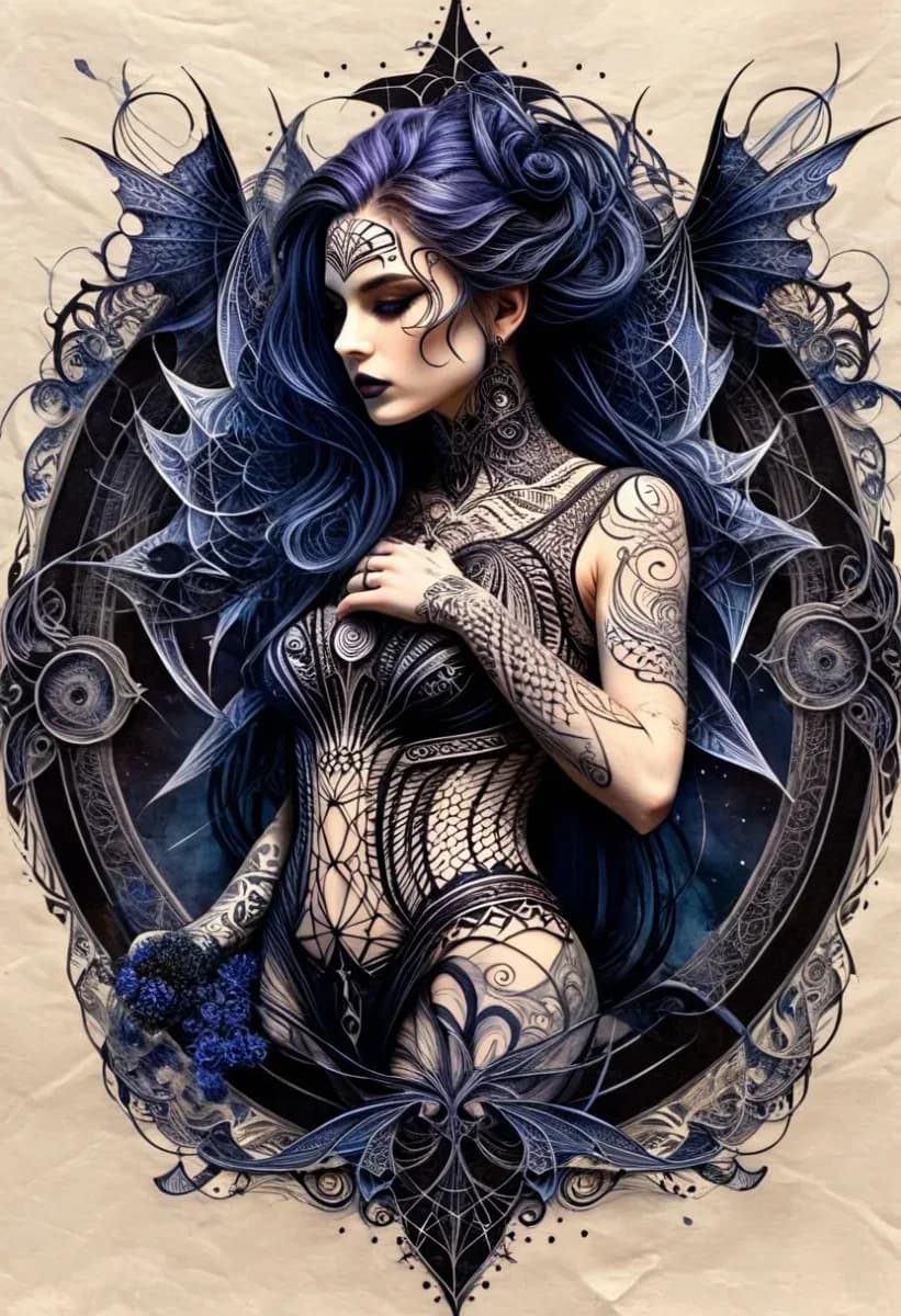 Fantasy Girl - Hueforge by suaimondi HueForge model: Fantasy Girl - Hueforge by suaimondi