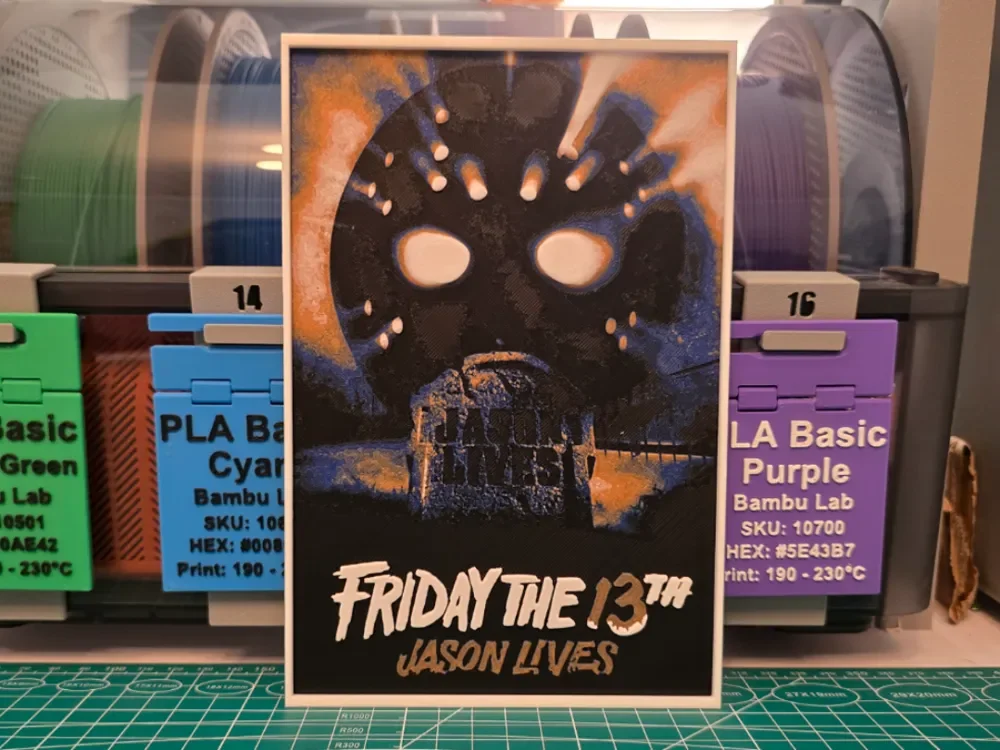 Friday the 13th Part VI: Jason Lives - Hueforge by Lumpy3D HueForge model: Friday the 13th Part VI: Jason Lives - Hueforge by Lumpy3D