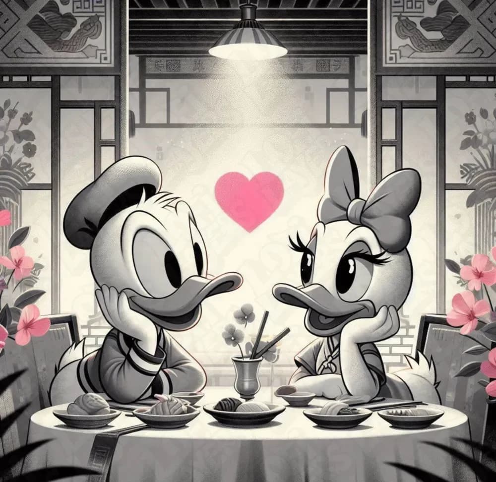 Donald and Daisy Hueforge puzzle Donald and Daisy Hueforge puzzle