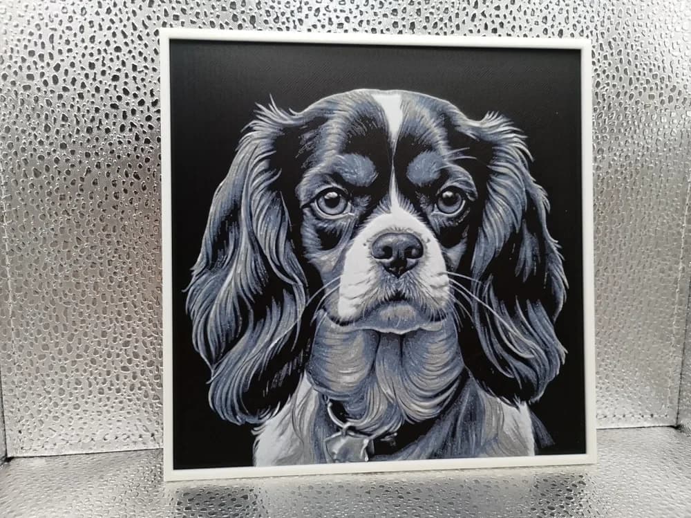Cavalier King Charles Spaniel – Hueforge by Borishotch Industries HueForge model: Cavalier King Charles Spaniel – Hueforge by Borishotch Industries
