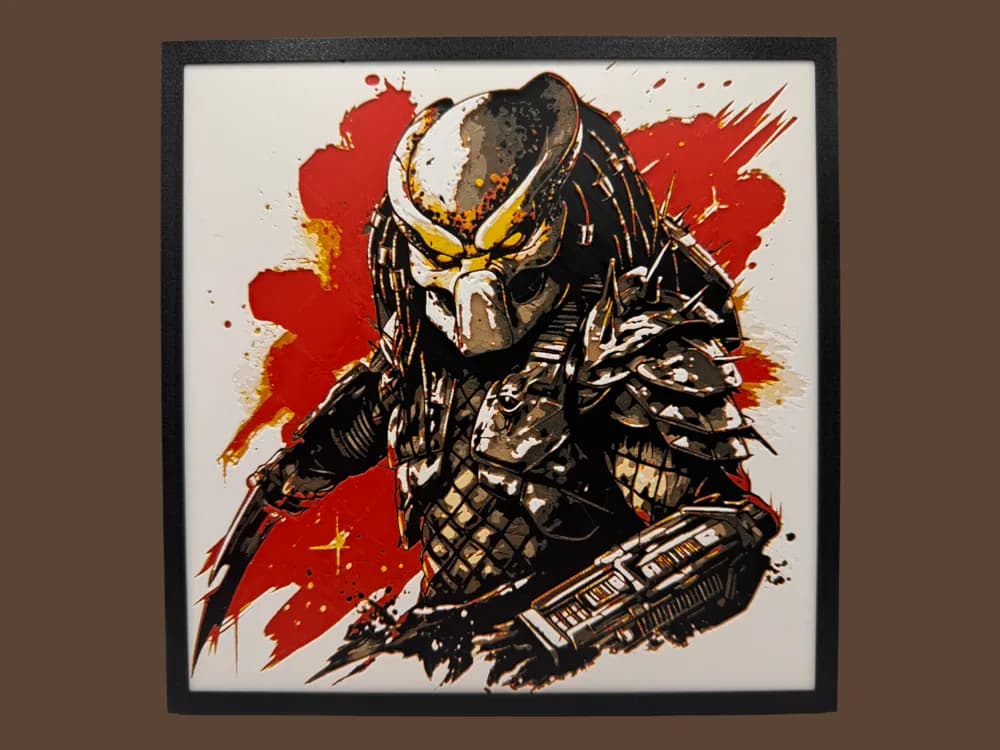 The Predator - Masked by Canadian Gamer HueForge model: The Predator - Masked by Canadian Gamer