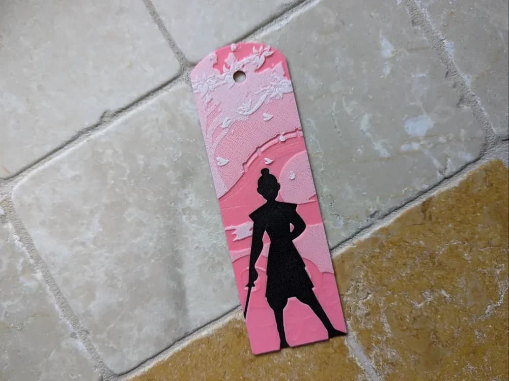 Mulan - Mulan Bookmark Hueforge by suaimondi HueForge model: Mulan - Mulan Bookmark Hueforge by suaimondi