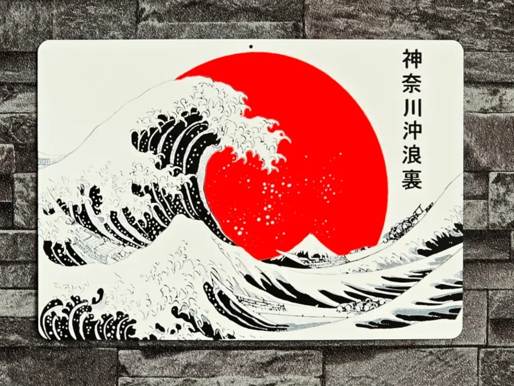 HueForge model: Hueforge The Great Wave off Kanagawa Japan by StefBull85