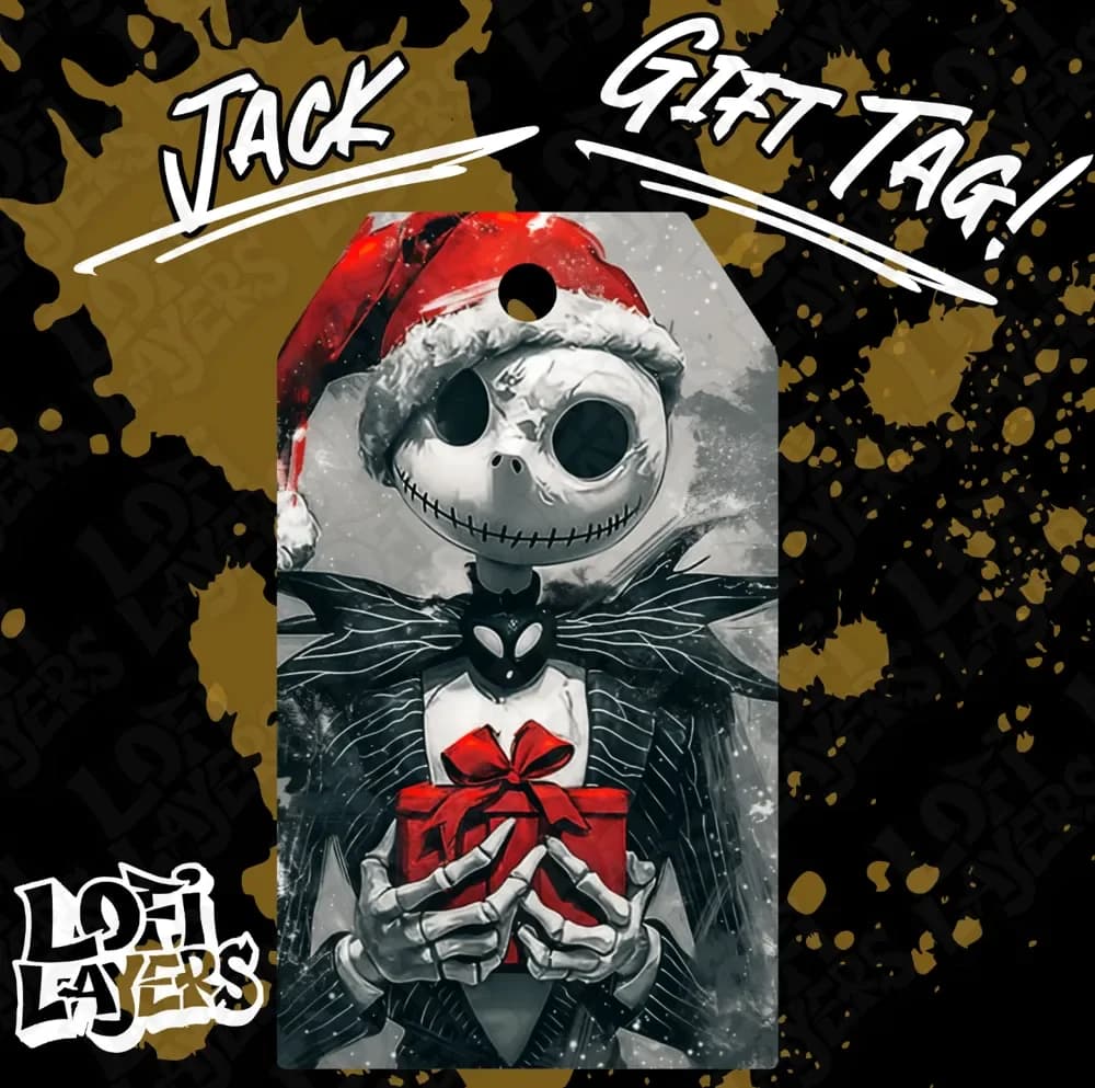 Jack Gift Tag Hueforge by LoFi Layers HueForge model: Jack Gift Tag Hueforge by LoFi Layers