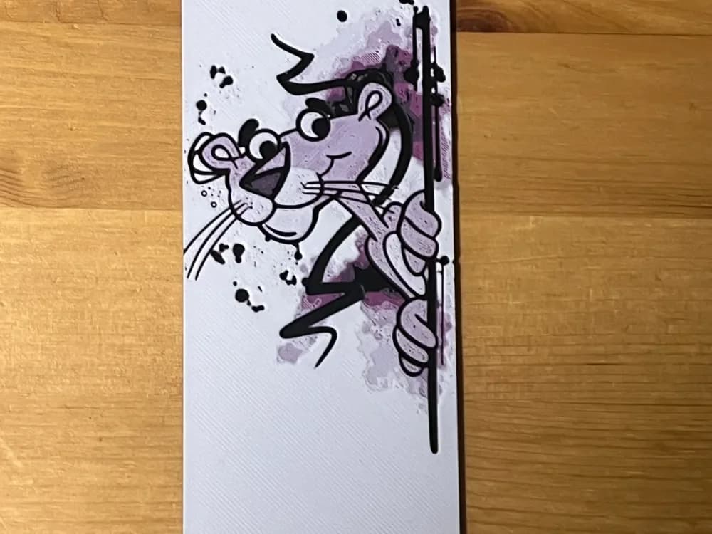 pink panther bookmark by Morganja HueForge model: pink panther bookmark by Morganja