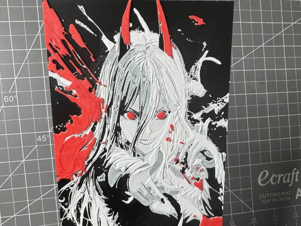 HueForge model: Hueforge of Power From Chainsaw Man by SBC Creations