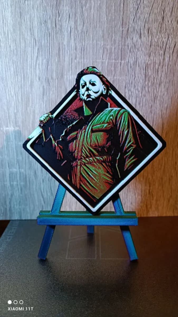 michael myers hueforge by KO Additive Labo HueForge model: michael myers hueforge by KO Additive Labo