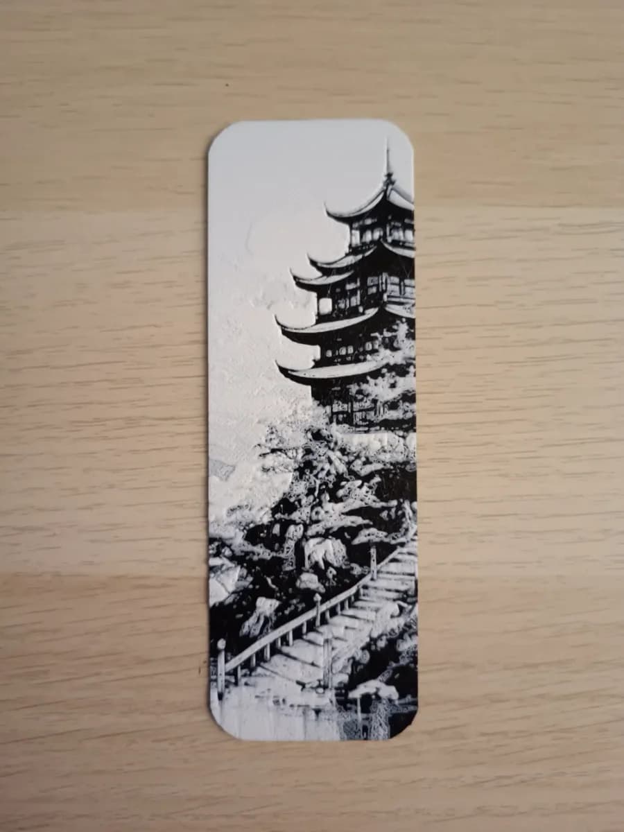 Stairs to the Temple Bookmark Stairs to the Temple Bookmark