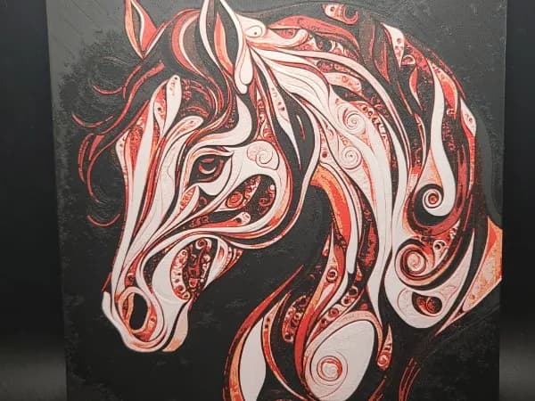 Horse Hueforge by the_bearded_jedi HueForge model: Horse Hueforge by the_bearded_jedi