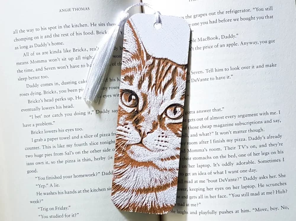 Cat Bookmark, Hueforge by Dame Jo HueForge model: Cat Bookmark, Hueforge by Dame Jo