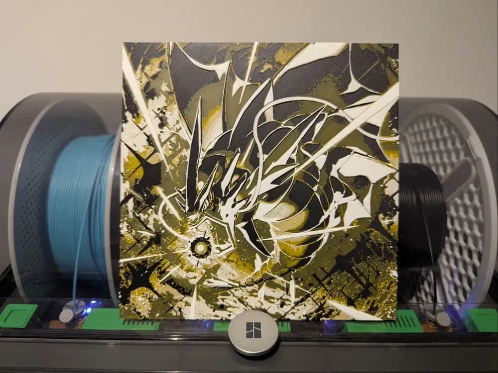 HueForge model: Mega Gyarados Hueforge - Pokemon by Razel