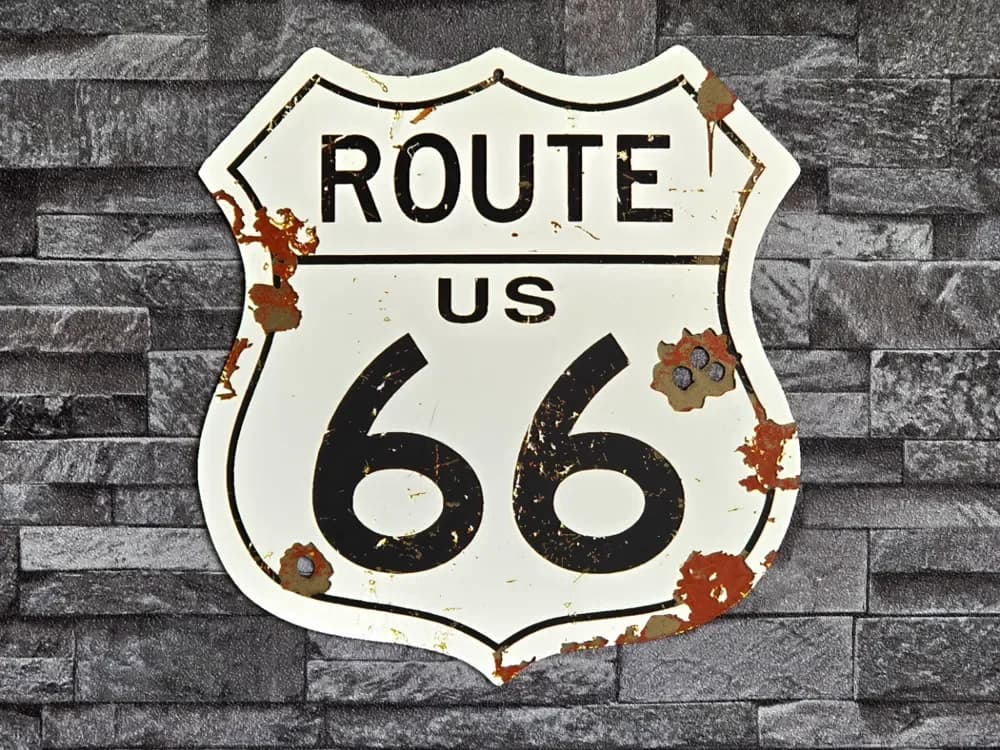 HueForge model: Hueforge Vintage ROUTE66 by StefBull85