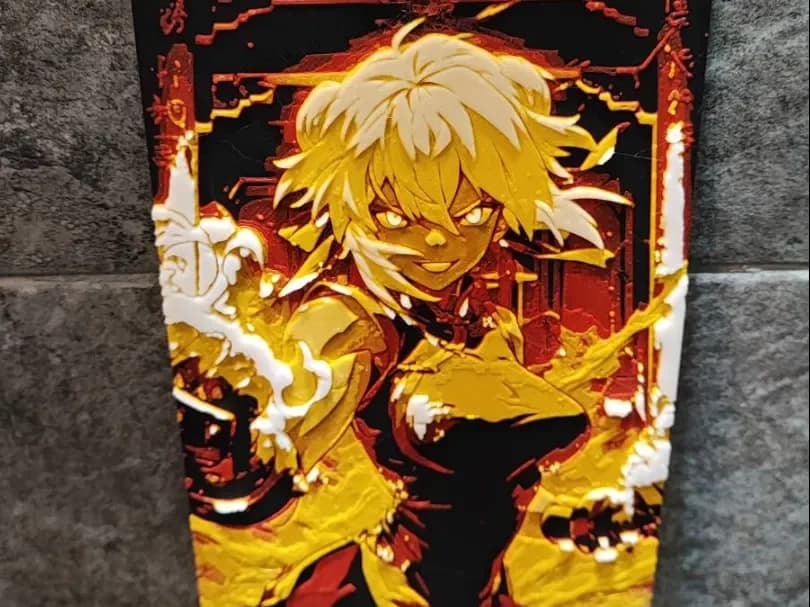 Flame Inferno by Garuda3D HueForge model: Flame Inferno by Garuda3D