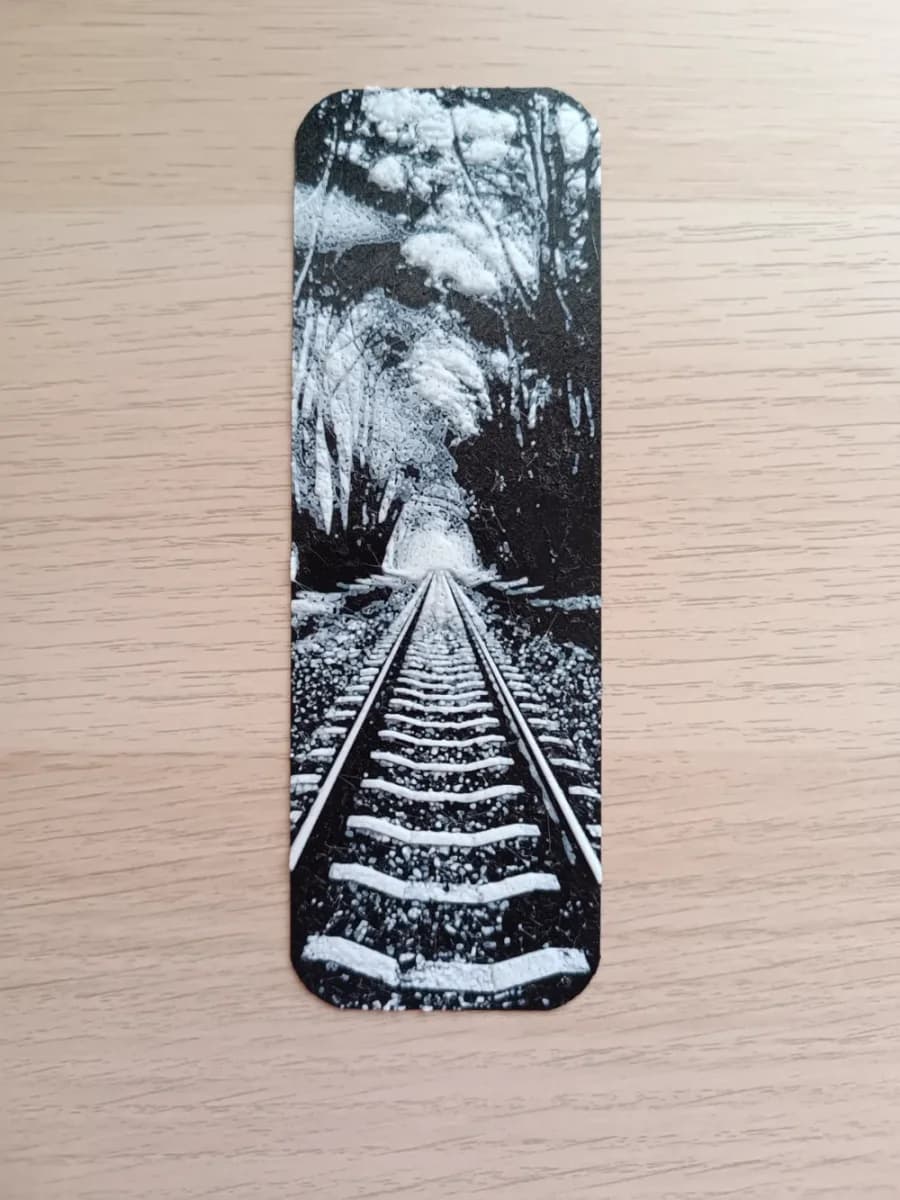Train Roads Bookmark by Atrus Design HueForge model: Train Roads Bookmark by Atrus Design