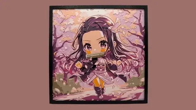 Nezuko - Chibi Edition - Hueforge by Canadian Gamer HueForge model: Nezuko - Chibi Edition - Hueforge by Canadian Gamer