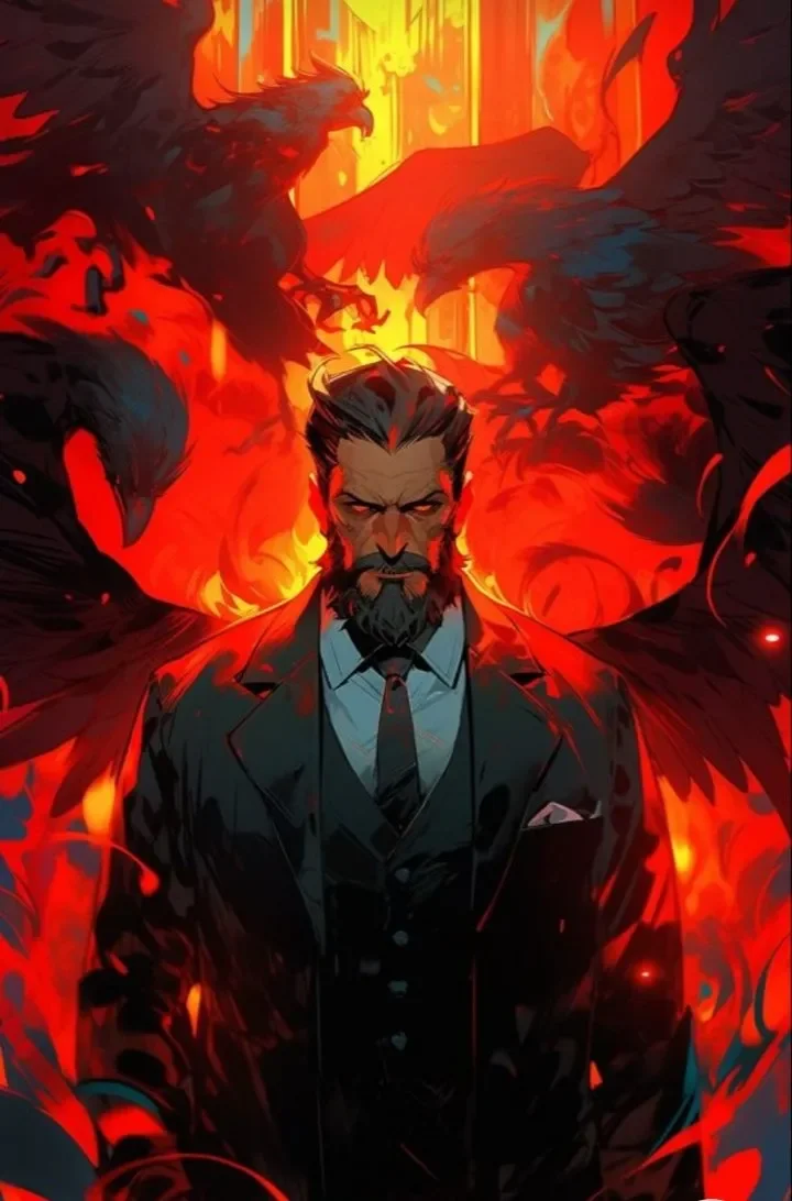 HueForge model: Lord of Darkness 2 by Garuda3D