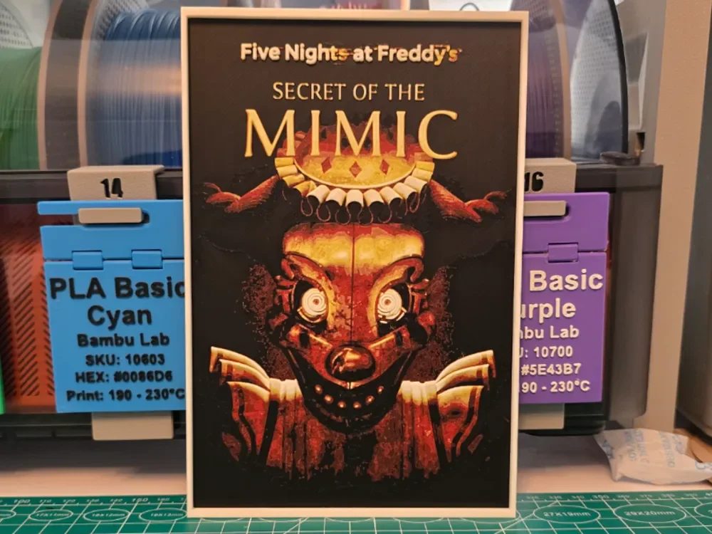 Five Nights at Freddy's: Secret of the Mimic - Art by Lumpy3D HueForge model: Five Nights at Freddy's: Secret of the Mimic - Art by Lumpy3D