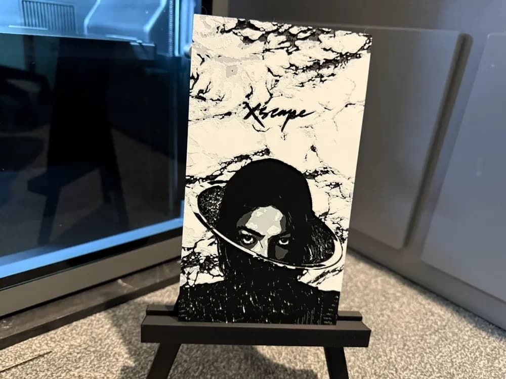 Michael Jackson - Xscape Album Cover (Hueforge) by Welsh Maker HueForge model: Michael Jackson - Xscape Album Cover (Hueforge) by Welsh Maker