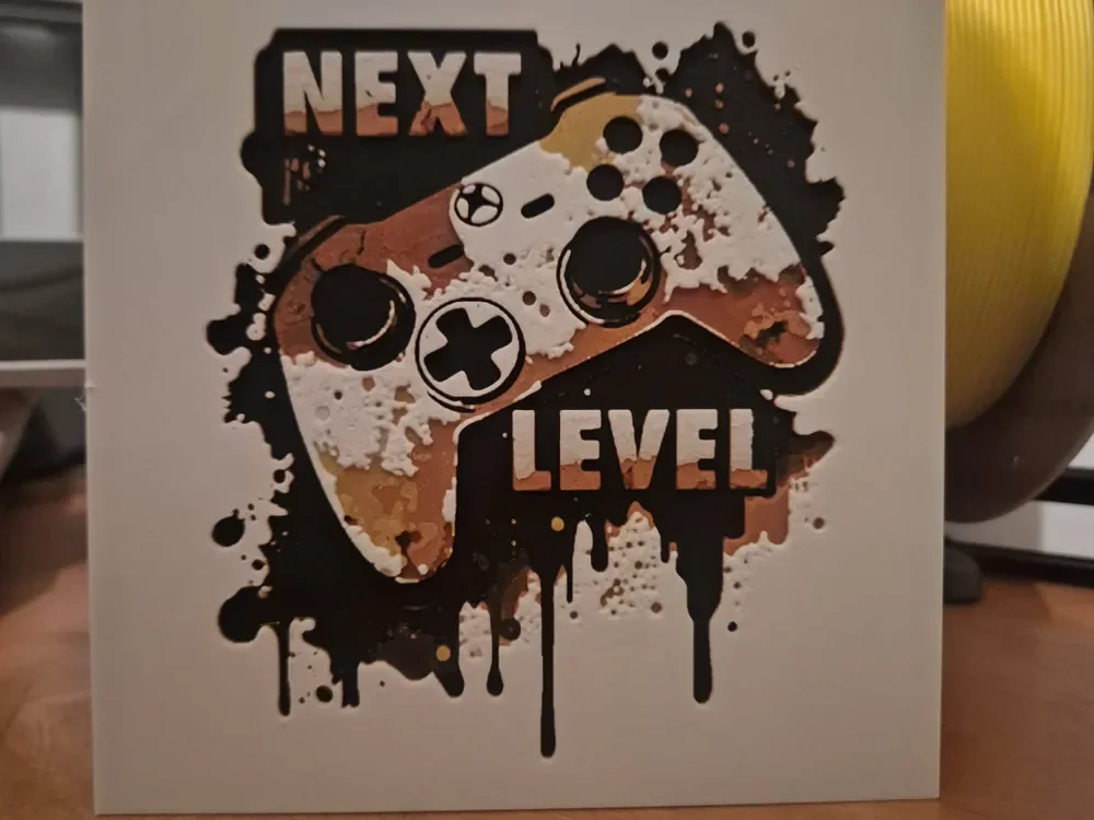 NEXT LEVEL GAMEING HUEFORGE by Buntsta HueForge model: NEXT LEVEL GAMEING HUEFORGE by Buntsta