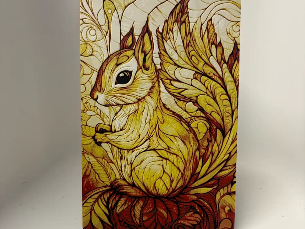 Squirrel Hueforge by Morganja HueForge model: Squirrel Hueforge by Morganja