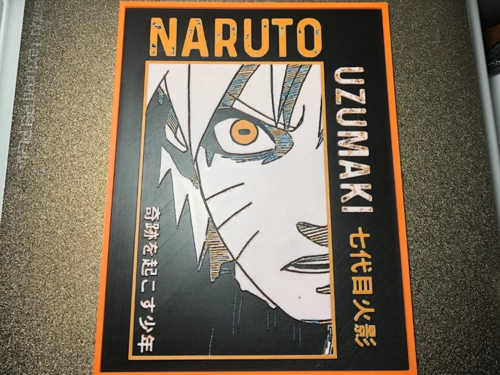 HueForge – Naruto Uzumaki HueForge – Naruto Uzumaki
