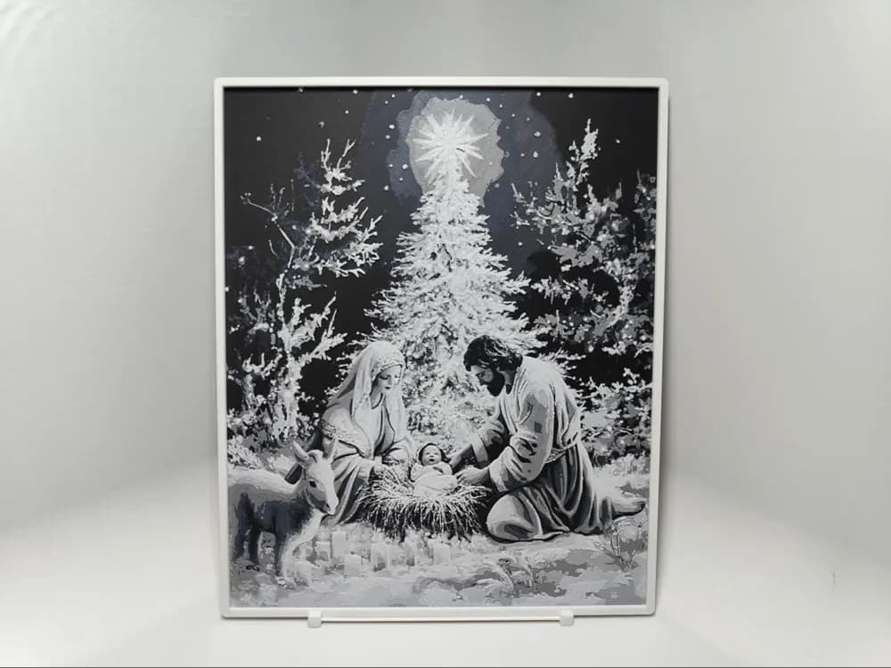 Nativity - Hueforge by BeaN HueForge model: Nativity - Hueforge by BeaN