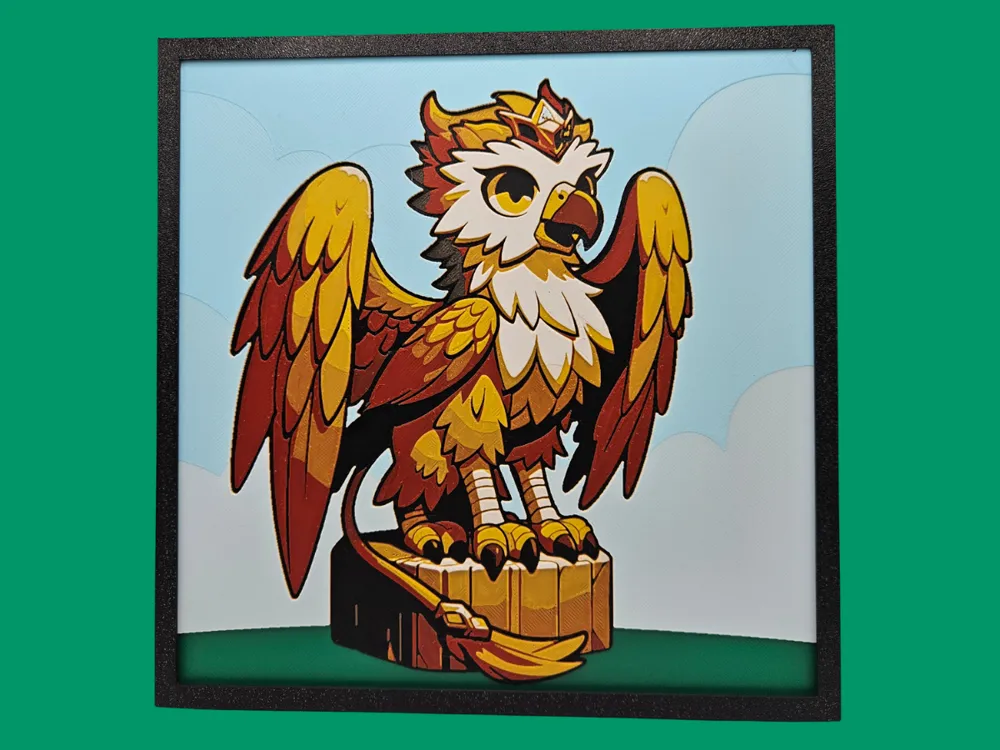 Griffin Scout by BusyKikiBee HueForge model: Griffin Scout by BusyKikiBee