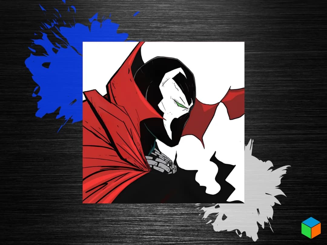 Spawn Lands on the Print Bed — Comic Book Month by 3D Prints By Vic HueForge model: Spawn Lands on the Print Bed — Comic Book Month by 3D Prints By Vic