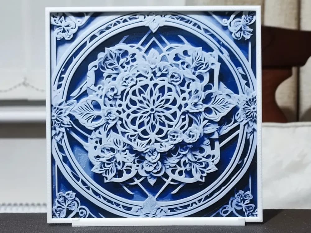 Paperart Rosette - HueForge 3 Color