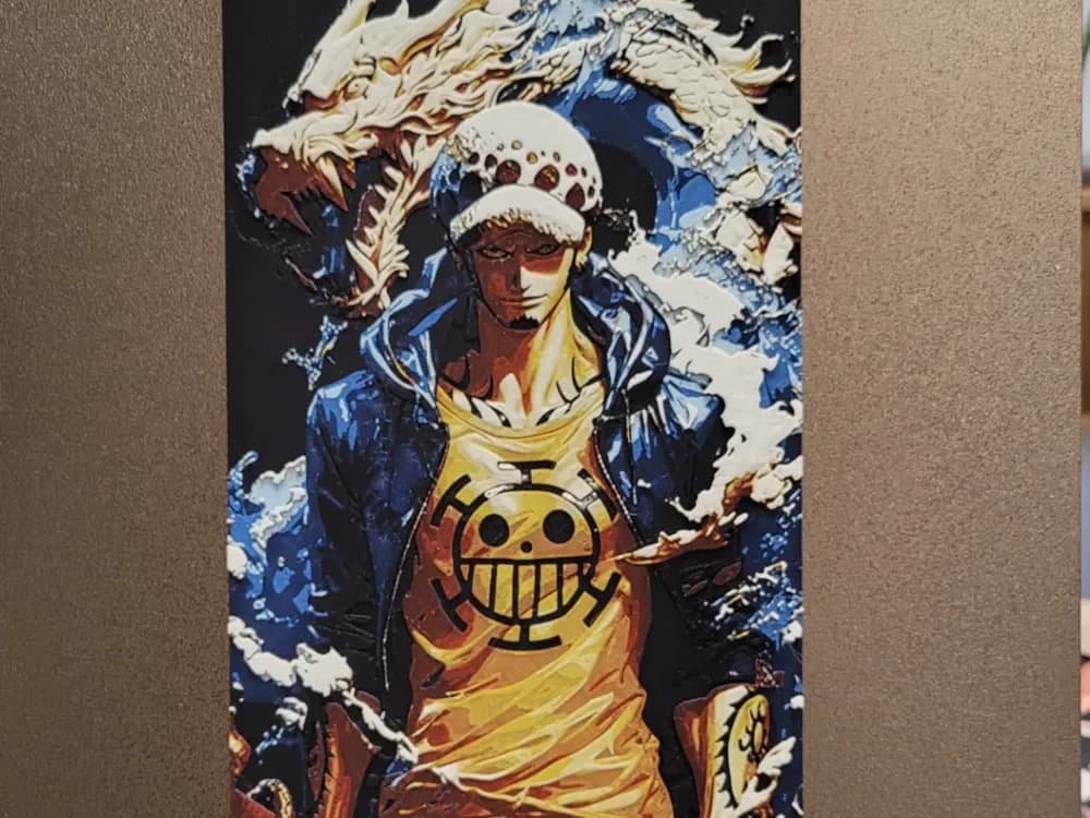 Trafalgar D. Law - One Piece Hueforge_CM_132x235 by Vincent111 HueForge model: Trafalgar D. Law - One Piece Hueforge_CM_132x235 by Vincent111