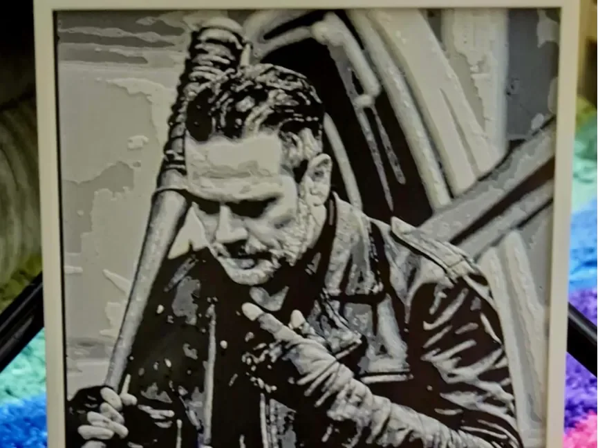 Negan by Buntsta HueForge model: Negan by Buntsta