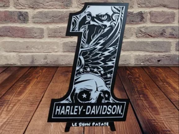 logo harley davidson hueforge by leshowpatate HueForge model: logo harley davidson hueforge by leshowpatate