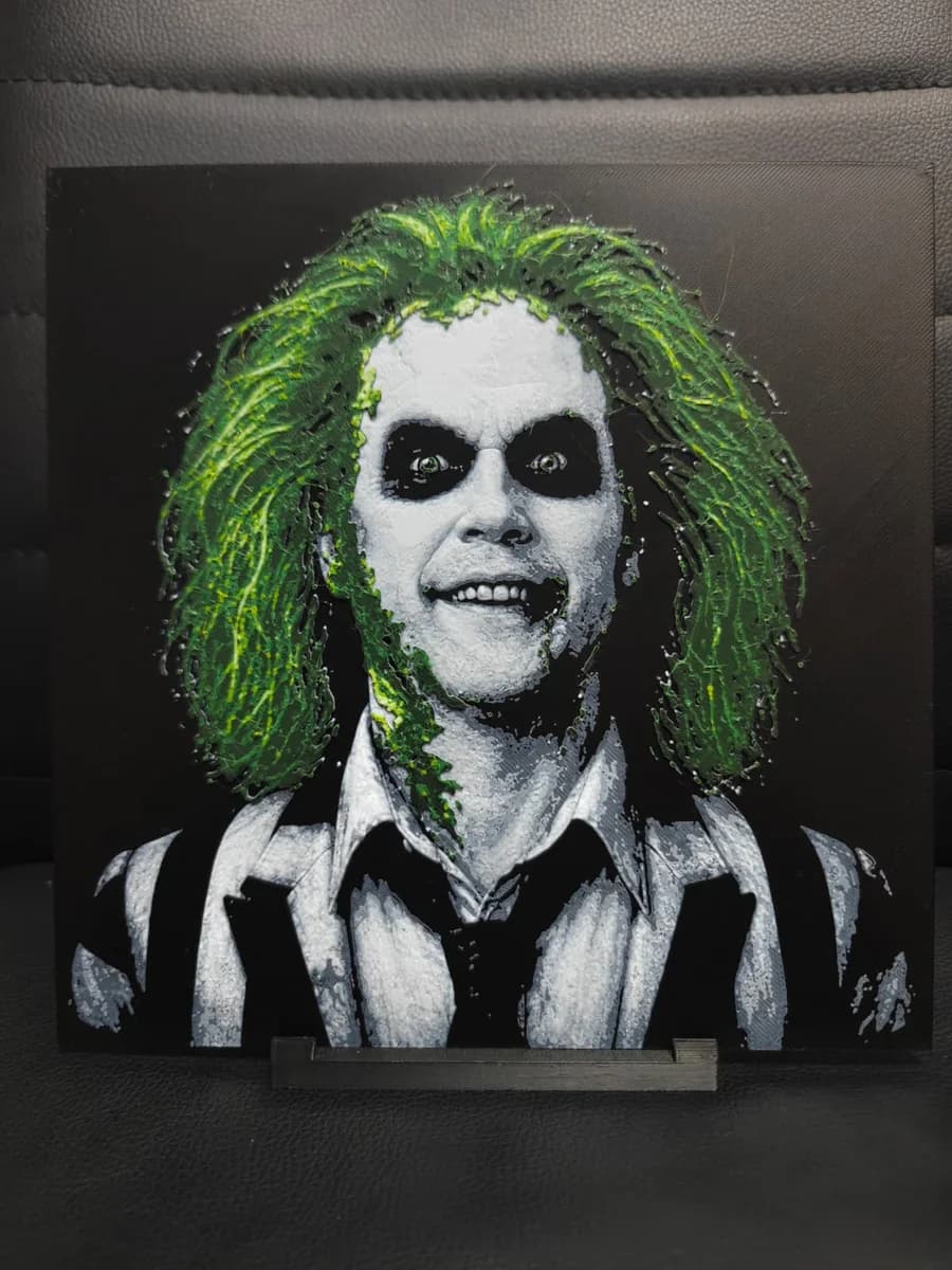 Beetlejuice by TheHueforgeLady HueForge model: Beetlejuice by TheHueforgeLady