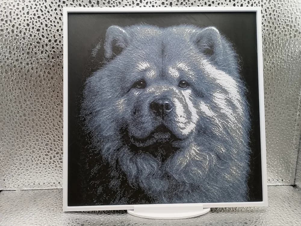 Chow Chow hueforge by Borishotch Industries HueForge model: Chow Chow hueforge by Borishotch Industries