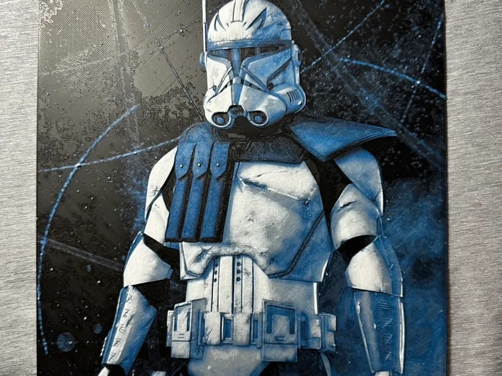 HueForge model: Captain Rex Hueforge by Hey Ben