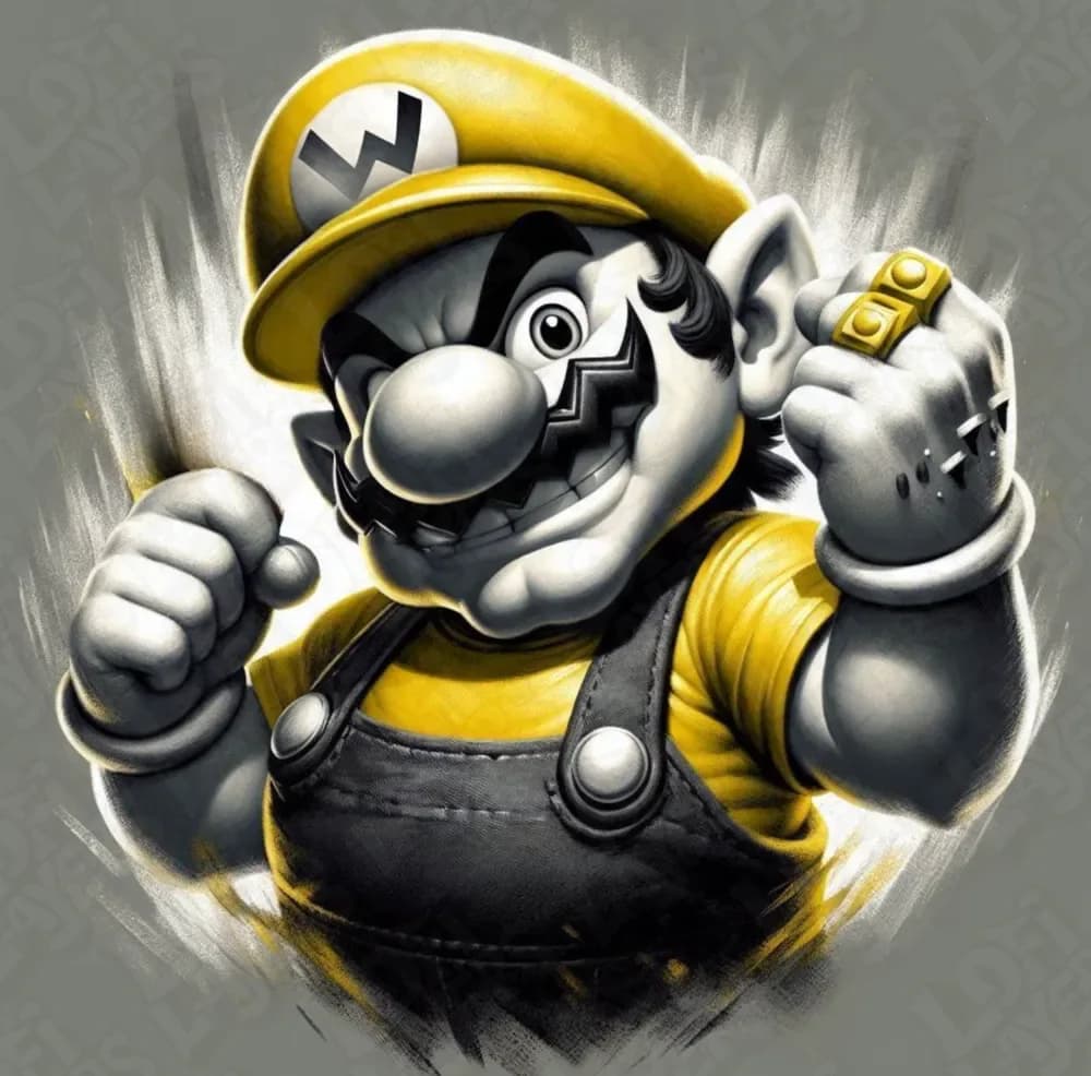 Wario Hueforge by LoFi Layers HueForge model: Wario Hueforge by LoFi Layers