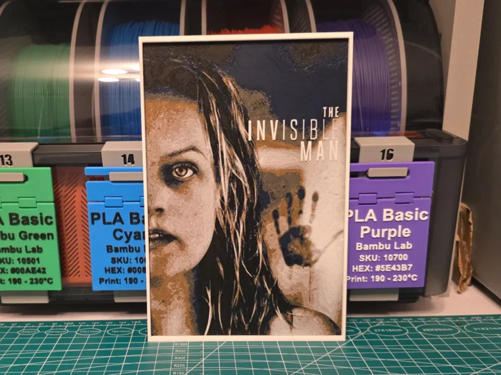 The Invisible Man Movie Poster - Hueforge Art