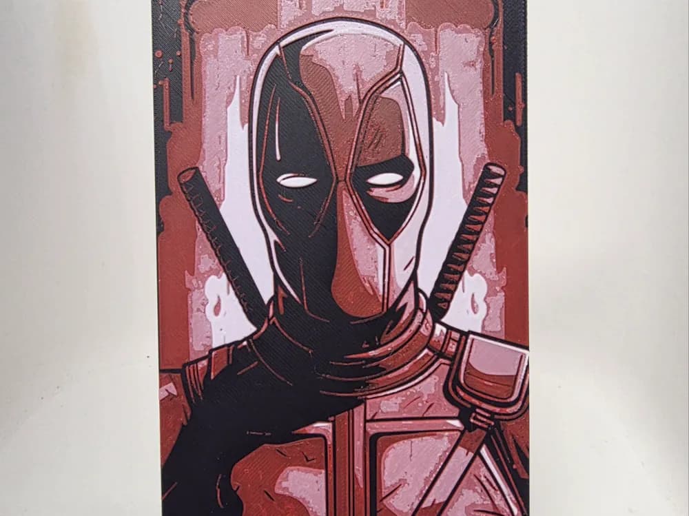 Deadpool Hueforge by Morganja HueForge model: Deadpool Hueforge by Morganja