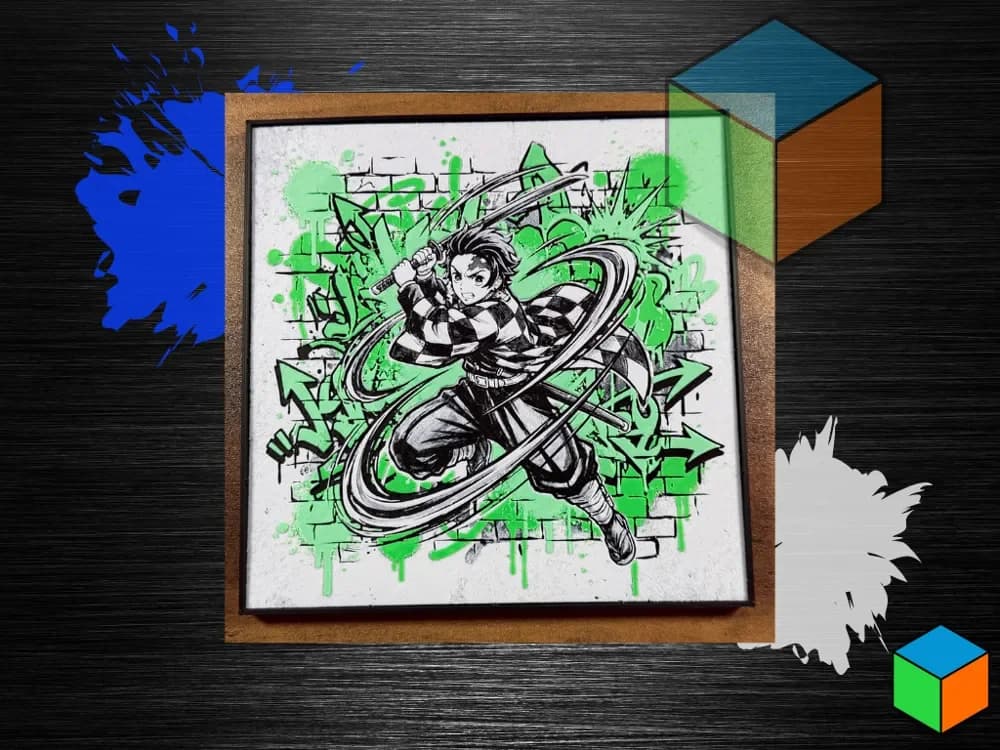 Tanjiro Kamado — HueForge Art | Demon Slayer Tanjiro Kamado — HueForge Art | Demon Slayer