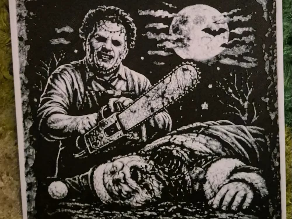 leatherface santa hueforge by Buntsta HueForge model: leatherface santa hueforge by Buntsta