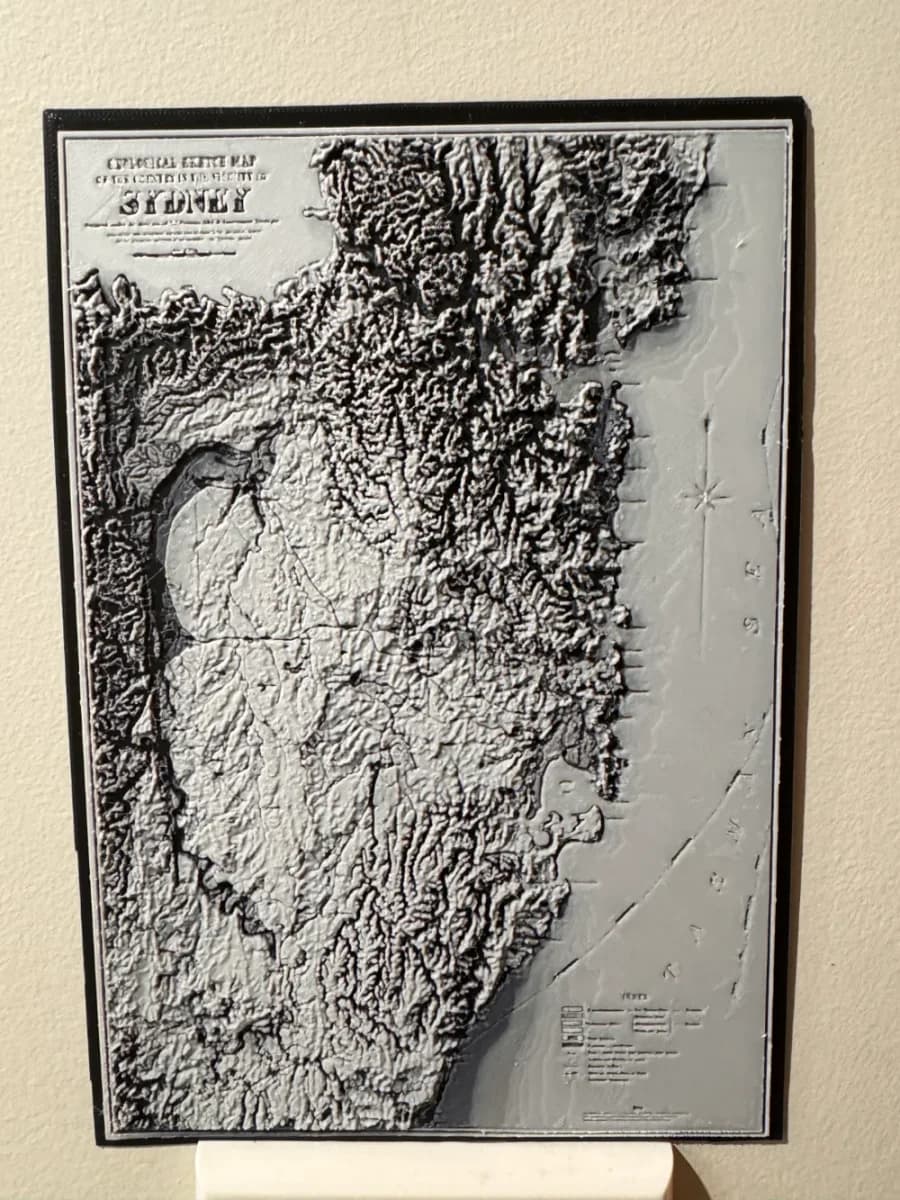 Geological Map of Sydney, Australia - Hueforge Print by cyanidesugar HueForge model: Geological Map of Sydney, Australia - Hueforge Print by cyanidesugar