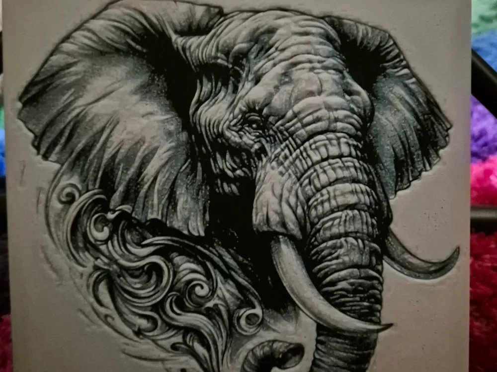 The elephant hueforge by Buntsta HueForge model: The elephant hueforge by Buntsta