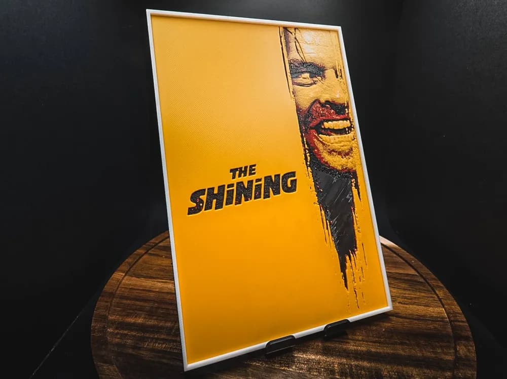The Shining (Movie Poster - HueForge) by HugheCraft HueForge model: The Shining (Movie Poster - HueForge) by HugheCraft