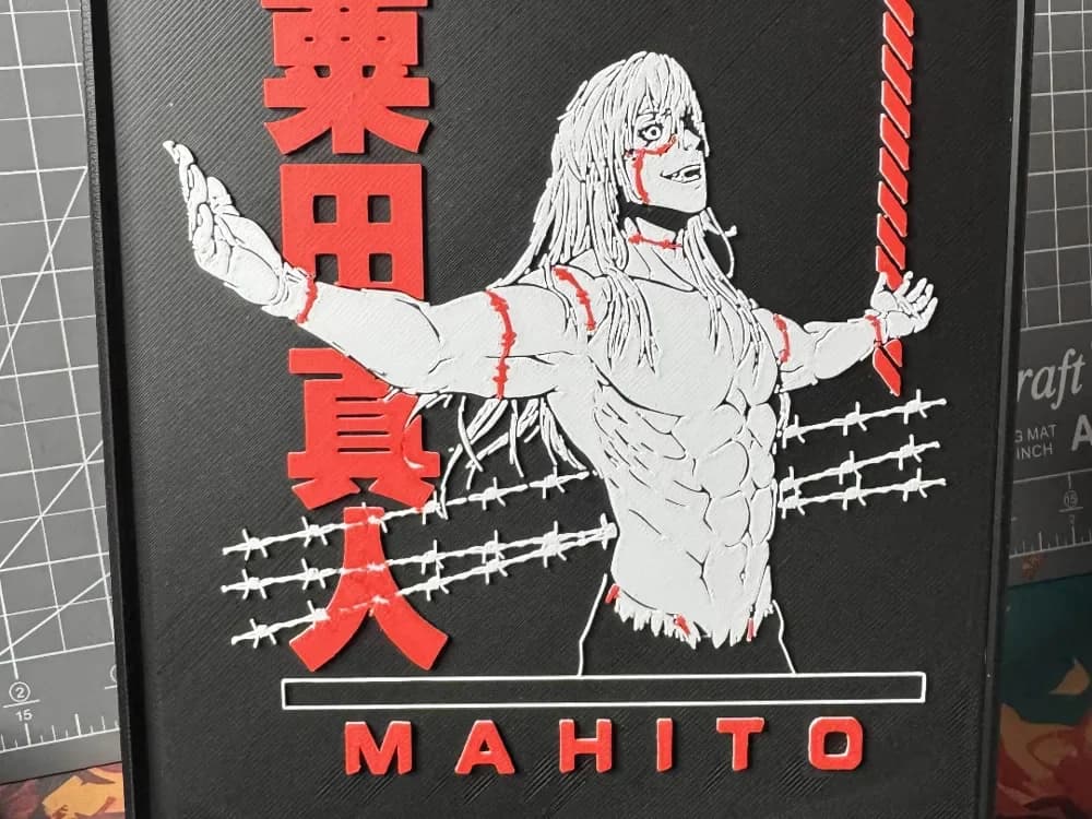 Hueforge of Mahito from jujutsu kaisen by SBC Creations HueForge model: Hueforge of Mahito from jujutsu kaisen by SBC Creations
