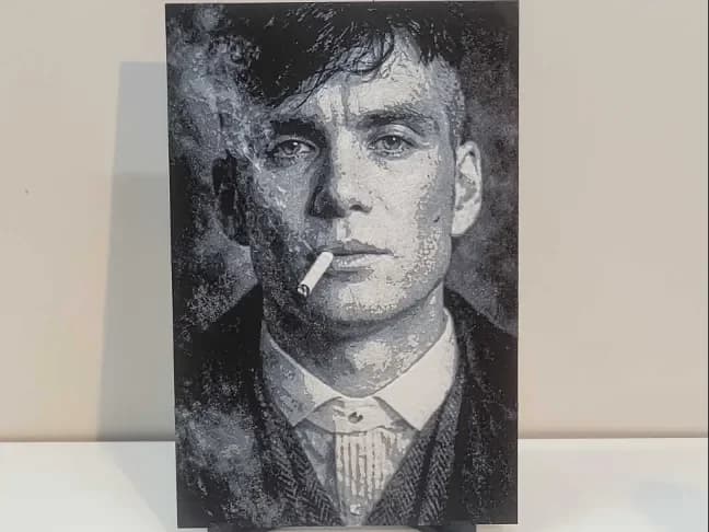 Thomas Shelby by Poly3D HueForge model: Thomas Shelby by Poly3D