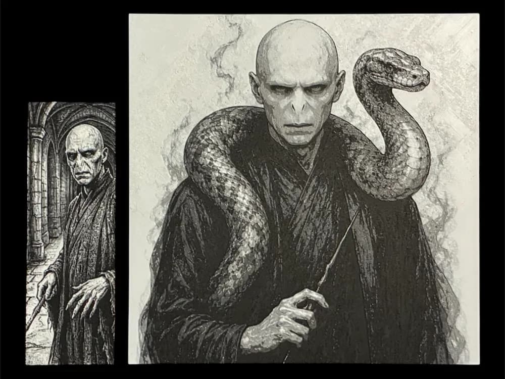 Voldemort Bookmark – The Dark Lord Voldemort Bookmark – The Dark Lord