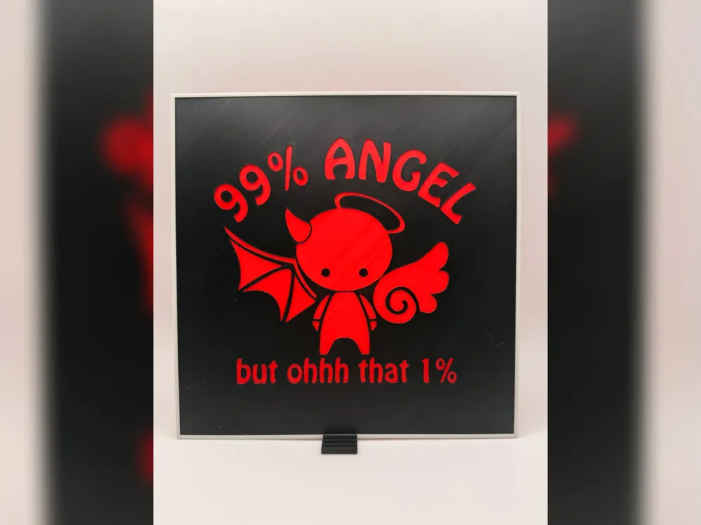 99% Angel HueForge Print 99% Angel HueForge Print